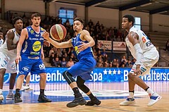 Basketball, ABL 2016/17, Grunddurchgang 33.Runde, Oberwart Gunners, Gmunden Swans, Adrian Mitchell (7)