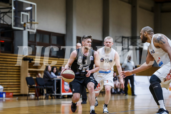 Basketball, Basketball Zweite Liga, Grunddurchgang 22.Runde, Mattersburg Rocks, Wörthersee Piraten, Ziga Erculj (4)