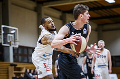 Basketball, Basketball Zweite Liga, Grunddurchgang 22.Runde, Mattersburg Rocks, Wörthersee Piraten, Tevz Ruzic (10)