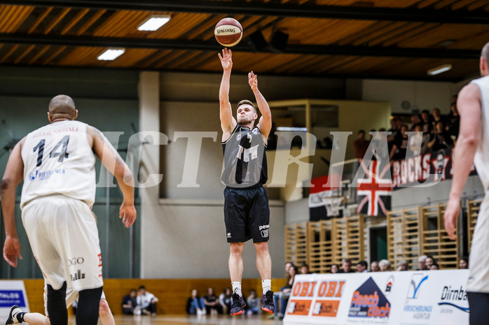 Basketball, Basketball Zweite Liga, Grunddurchgang 22.Runde, Mattersburg Rocks, Wörthersee Piraten, Ziga Erculj (4)
