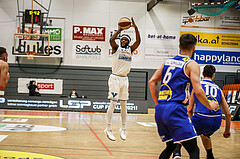 Basketball, Basketball Austria Cup 2020/21, Finale, Oberwart Gunners, Gmunden Swans, Quincy Diggs (13)