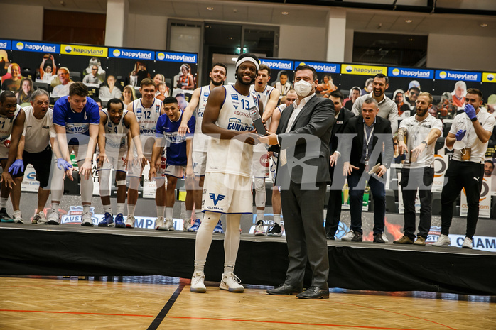 Basketball, Basketball Austria Cup 2020/21, Finale, Oberwart Gunners, Gmunden Swans, Basketball Austria Cupsieger 2020/21
