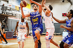 Basketball, Basketball Austria Cup 2020/21, Finale, Oberwart Gunners, Gmunden Swans, Toni Blazan (10)