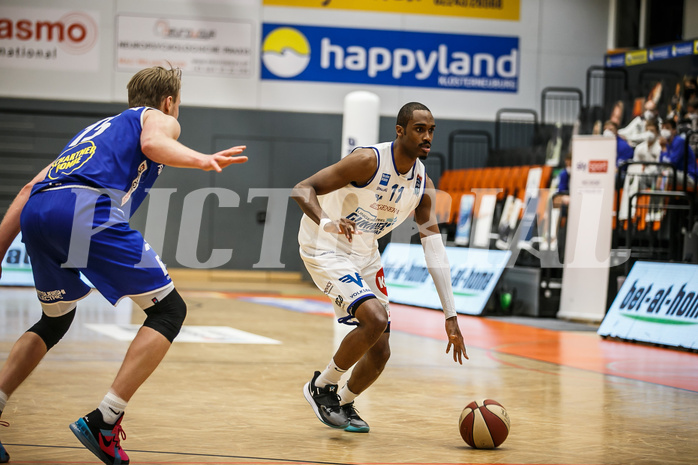 Basketball, Basketball Austria Cup 2020/21, Finale, Oberwart Gunners, Gmunden Swans, Nigel Pruitt (11)