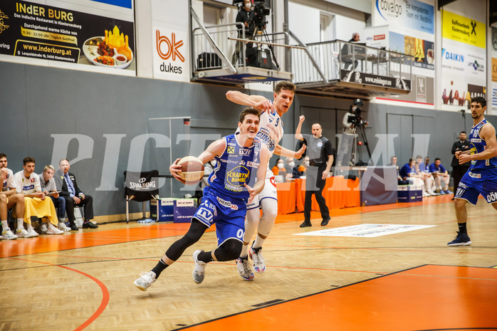 Basketball, Basketball Austria Cup 2020/21, Finale, Oberwart Gunners, Gmunden Swans, Benedikt Güttl (7)