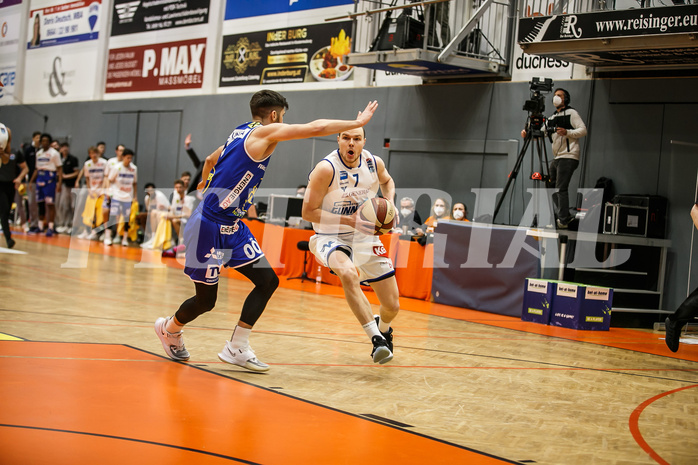 Basketball, Basketball Austria Cup 2020/21, Finale, Oberwart Gunners, Gmunden Swans, Sebastian Käferle (7)