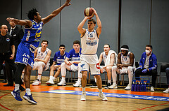 Basketball, Basketball Austria Cup 2020/21, Finale, Oberwart Gunners, Gmunden Swans, Jonathan Knessl (12)