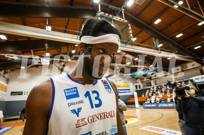 Basketball, Basketball Austria Cup 2020/21, Finale, Oberwart Gunners, Gmunden Swans, Quincy Diggs (13)