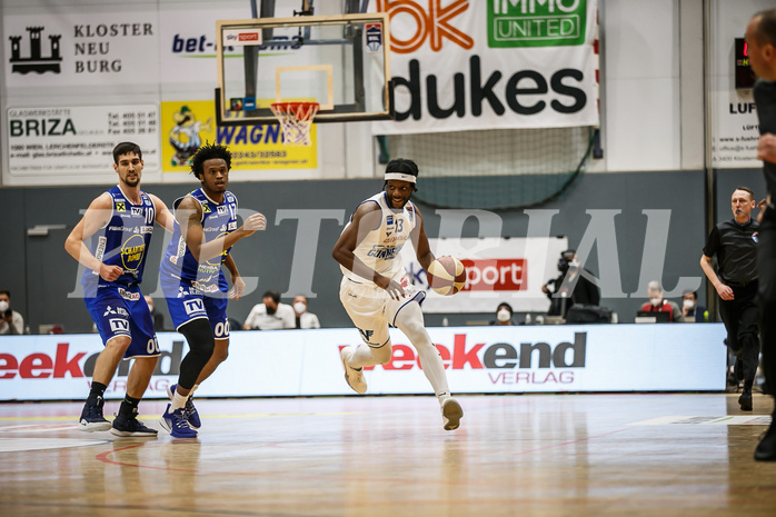 Basketball, Basketball Austria Cup 2020/21, Finale, Oberwart Gunners, Gmunden Swans, Quincy Diggs (13)