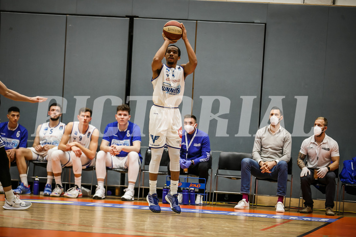 Basketball, Basketball Austria Cup 2020/21, Finale, Oberwart Gunners, Gmunden Swans, Lawrence Alexander (4)
