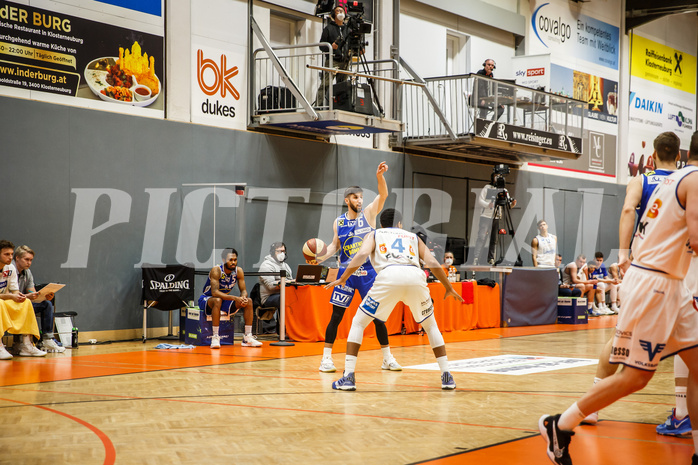 Basketball, Basketball Austria Cup 2020/21, Finale, Oberwart Gunners, Gmunden Swans, Daniel Friedrich (6)
