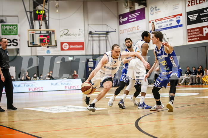 Basketball, Basketball Austria Cup 2020/21, Finale, Oberwart Gunners, Gmunden Swans, Sebastian Käferle (7)