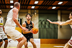 Basketball, Basketball Zweite Liga 2023/24, Grunddurchgang 13.Runde, Mattersburg Rocks, Basket Flames, Mika Petritsch (29)