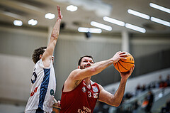 Basketball, Win2Day Superliga 2023/24, Grunddurchgang 17.Runde, Vienna Timberwolves, BC Vienna, Jozo Rados (3)