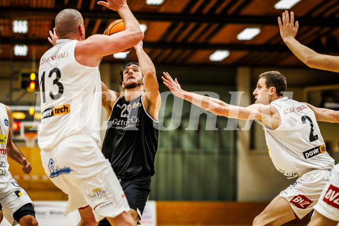 Basketball, Basketball Zweite Liga 2023/24, Grunddurchgang 13.Runde, Mattersburg Rocks, Basket Flames, Mika Petritsch (29)
