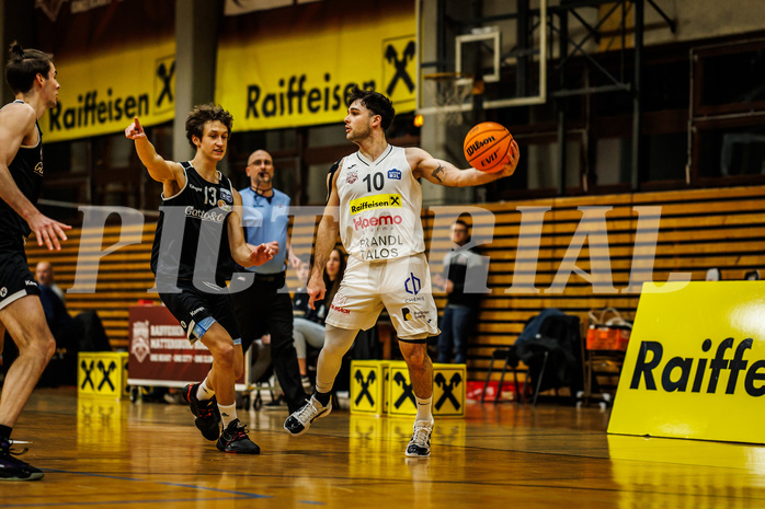 Basketball, Basketball Zweite Liga 2023/24, Grunddurchgang 13.Runde, Mattersburg Rocks, Basket Flames, Julian Alper (10)