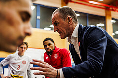 Basketball, win2day Basketball Superliga 2023/24, Grunddurchgang 17.Runde, Traiskirchen Lions, Gmunden Swans, Radomir Mijanovic (Head Coach)