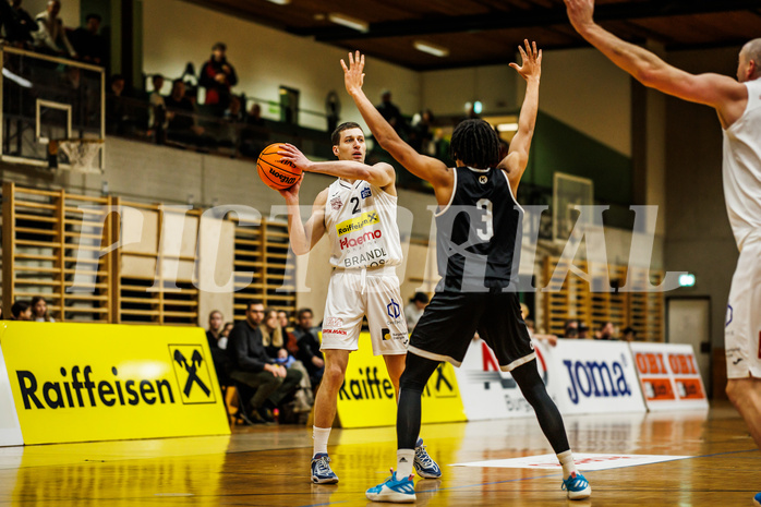 Basketball, Basketball Zweite Liga 2023/24, Grunddurchgang 13.Runde, Mattersburg Rocks, Basket Flames, Evgenios Sergienko (2)