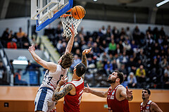 Basketball, Win2Day Superliga 2023/24, Grunddurchgang 17.Runde, Vienna Timberwolves, BC Vienna, Elias Wlasak (8)