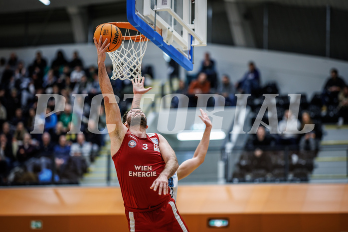 Basketball, Win2Day Superliga 2023/24, Grunddurchgang 17.Runde, Vienna Timberwolves, BC Vienna, Jozo Rados (3)