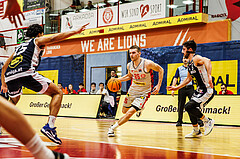 Basketball, win2day Basketball Superliga 2023/24, Grunddurchgang 17.Runde, Traiskirchen Lions, Gmunden Swans, Edgars Lasenbergs (25)