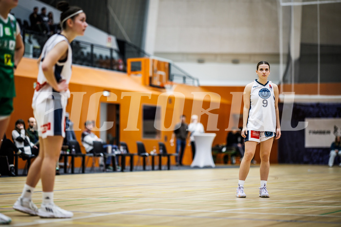 Basketball, Win2Day Basketball Damen Superliga 2023/24, Grunddurchgang 8.Runde, Vienna Timberwolves, UBI Graz, Lara Binder (9)