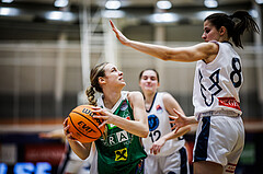 Basketball, Win2Day Basketball Damen Superliga 2023/24, Grunddurchgang 8.Runde, Vienna Timberwolves, UBI Graz, Jördis Reisner (14)