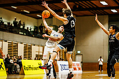 Basketball, Basketball Zweite Liga 2023/24, Grunddurchgang 13.Runde, Mattersburg Rocks, Basket Flames, Julian Alper (10)