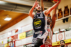 Basketball, win2day Basketball Superliga 2023/24, Grunddurchgang 17.Runde, Traiskirchen Lions, Gmunden Swans, Daniel Friedrich (6)
