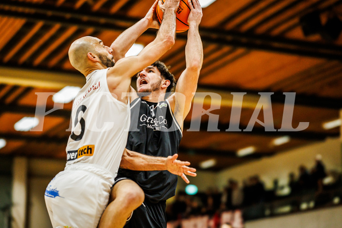 Basketball, Basketball Zweite Liga 2023/24, Grunddurchgang 13.Runde, Mattersburg Rocks, Basket Flames, Mika Petritsch (29)