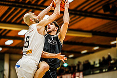 Basketball, Basketball Zweite Liga 2023/24, Grunddurchgang 13.Runde, Mattersburg Rocks, Basket Flames, Mika Petritsch (29)
