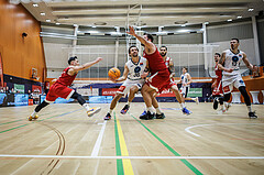 Basketball, Win2Day Superliga 2023/24, Grunddurchgang 17.Runde, Vienna Timberwolves, BC Vienna, Oscar Schmit (36)