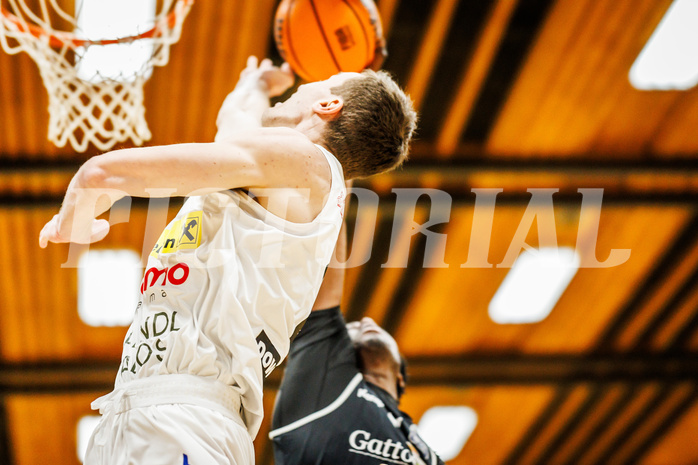 Basketball, Basketball Zweite Liga 2023/24, Grunddurchgang 13.Runde, Mattersburg Rocks, Basket Flames, Evgenios Sergienko (2)