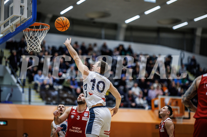 Basketball, Win2Day Superliga 2023/24, Grunddurchgang 17.Runde, Vienna Timberwolves, BC Vienna, Jakob Szkutta (10)