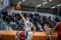 Basketball, Win2Day Superliga 2023/24, Grunddurchgang 17.Runde, Vienna Timberwolves, BC Vienna, Jakob Szkutta (10)