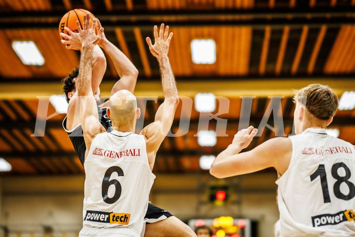 Basketball, Basketball Zweite Liga 2023/24, Grunddurchgang 13.Runde, Mattersburg Rocks, Basket Flames, Mika Petritsch (29)