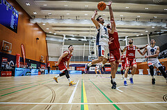 Basketball, Win2Day Superliga 2023/24, Grunddurchgang 17.Runde, Vienna Timberwolves, BC Vienna, Oscar Schmit (36)