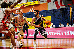 Basketball, win2day Basketball Superliga 2023/24, Grunddurchgang 17.Runde, Traiskirchen Lions, Gmunden Swans, Daniel Friedrich (6)