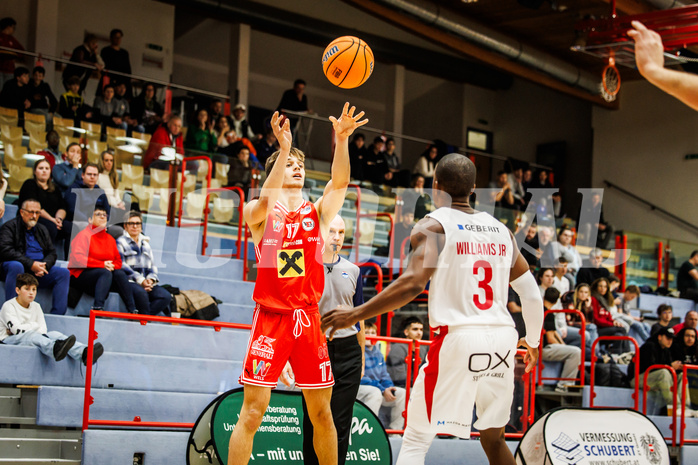 Basketball, win2day Basketball Superliga 2024/25, Grunddurchgang 8.Runde, SKN St. Pölten, Flyers Wels, Dejan Kovacevic (17)