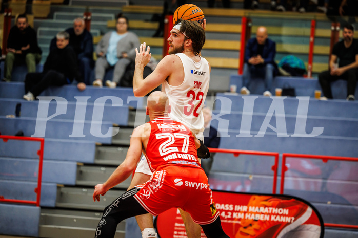 Basketball, win2day Basketball Superliga 2024/25, Grunddurchgang 8.Runde, SKN St. Pölten, Flyers Wels, Andrew Sims (32)