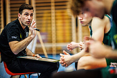 Basketball, Basketball Zweite Liga 2024/25, Grunddurchgang 7.Runde, UDW Alligators, Dornbirn Lions, Kostas Papavasileiou (Head Coach)