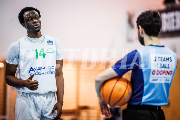Basketball, Basketball Zweite Liga 2024/25, Grunddurchgang 7.Runde, UDW Alligators, Dornbirn Lions, Kingsley Fobi (14)