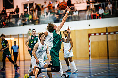 Basketball, Basketball Zweite Liga 2024/25, Grunddurchgang 7.Runde, UDW Alligators, Dornbirn Lions, Pauls Miglinieks (2)