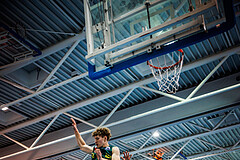 Basketball, Basketball Zweite Liga 2024/25, Grunddurchgang 7.Runde, UDW Alligators, Dornbirn Lions, Petar Cosic (3), Laurynas Vitosis (11)