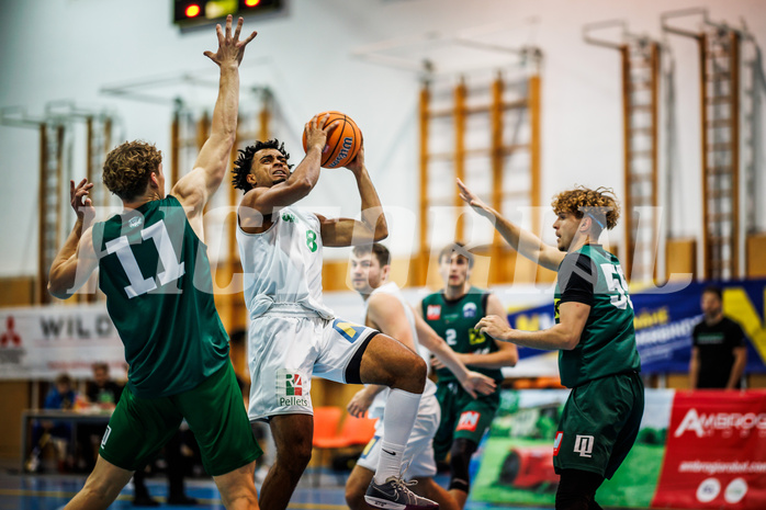 Basketball, Basketball Zweite Liga 2024/25, Grunddurchgang 7.Runde, UDW Alligators, Dornbirn Lions, Steven Kaltenbrunner (8)