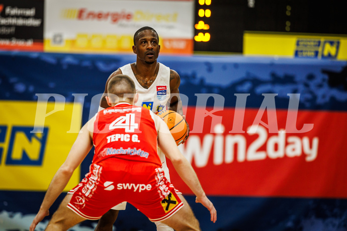Basketball, win2day Basketball Superliga 2024/25, Grunddurchgang 8.Runde, SKN St. Pölten, Flyers Wels, Richard Williams Jr. (3)