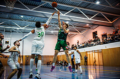 Basketball, Basketball Zweite Liga 2024/25, Grunddurchgang 7.Runde, UDW Alligators, Dornbirn Lions, Marko Kolaric (30), Laurynas Vitosis (11)