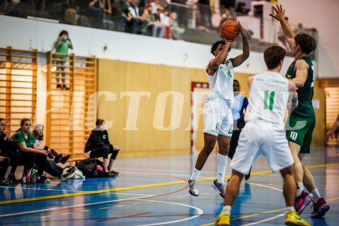 Basketball, Basketball Zweite Liga 2024/25, Grunddurchgang 7.Runde, UDW Alligators, Dornbirn Lions, Steven Kaltenbrunner (8)