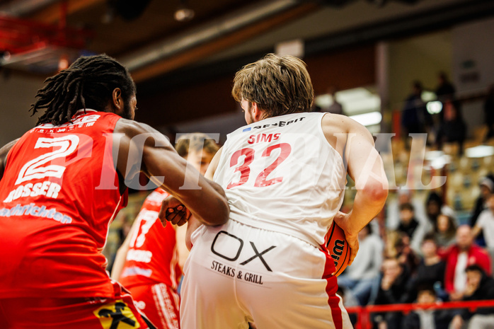 Basketball, win2day Basketball Superliga 2024/25, Grunddurchgang 8.Runde, SKN St. Pölten, Flyers Wels, Andrew Sims (32)