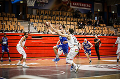 Basketball, bet-at-home Basketball Superliga 2020/21, Platzierungsrunde 9.Runde, Kapfenberg Bulls, Oberwart Gunners, Ignas Fiodorovas (5)